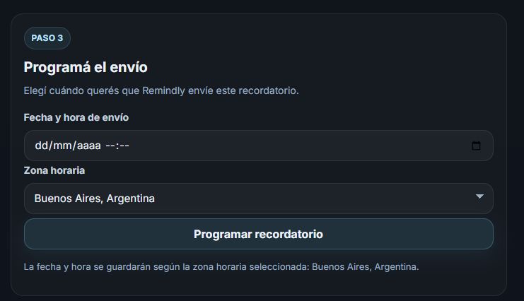 Programar fecha, hora y zona horaria